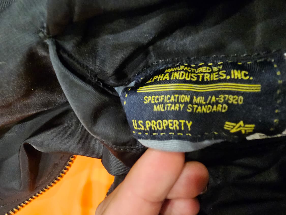 알파인더스트리 Ma-1 슬림핏 L 상품이미지4