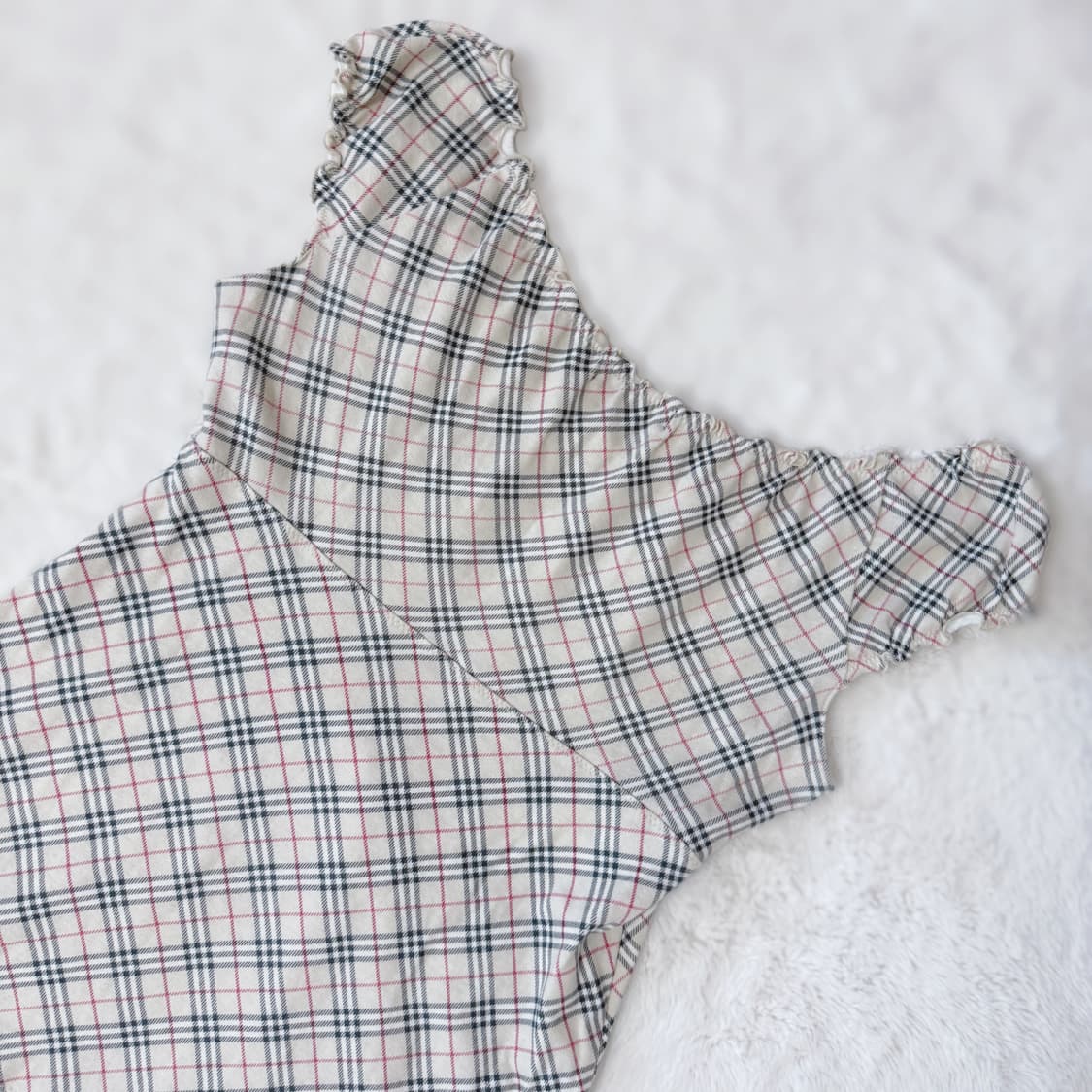 Burberry 버버리 블루라벨 히메갸루 노바체크 리본 블라우스 상품이미지4