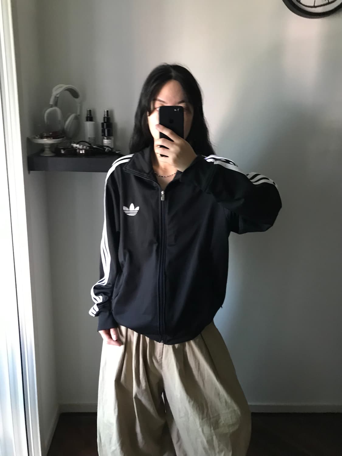 아디다스 올드스쿨 파이어버드 블랙 트랙탑 져지 상품이미지3