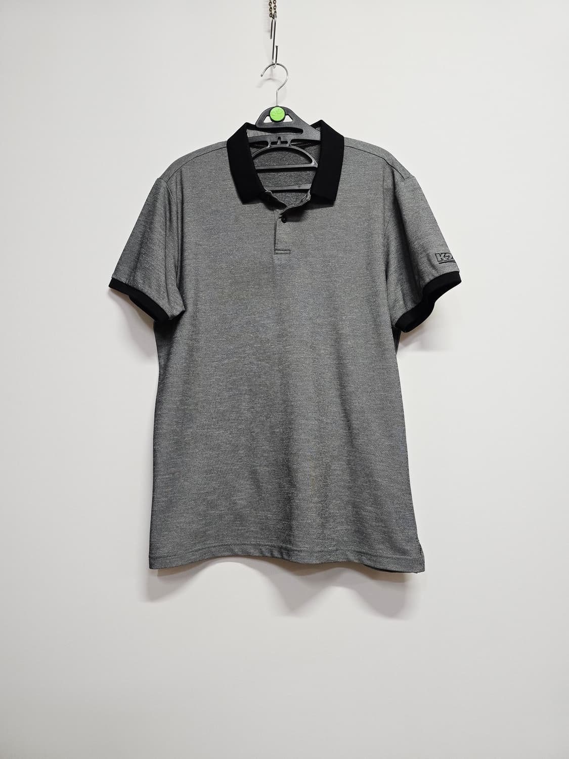 K2 남성 반팔 카라 티셔츠 그레이100 상품이미지1