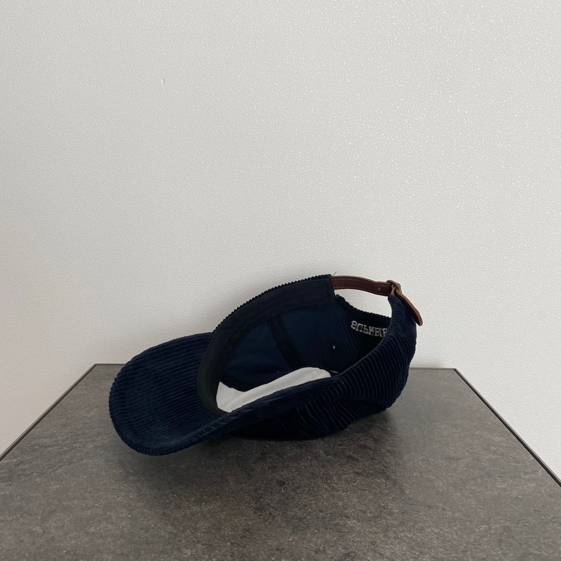 (OS) 슈프림 S로고 볼캡 모자 코듀로이 네이비 상품이미지6