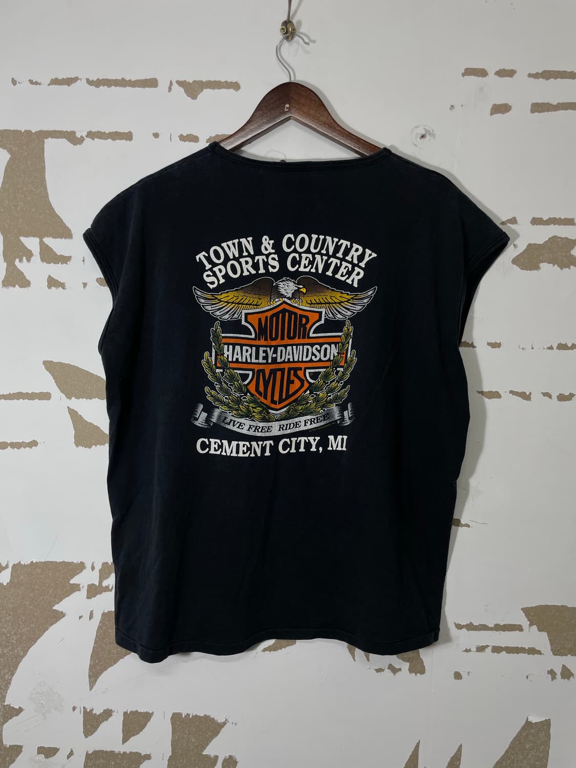 USA 90‘s 할리데이비슨 울프 슬리브리스 상품이미지3