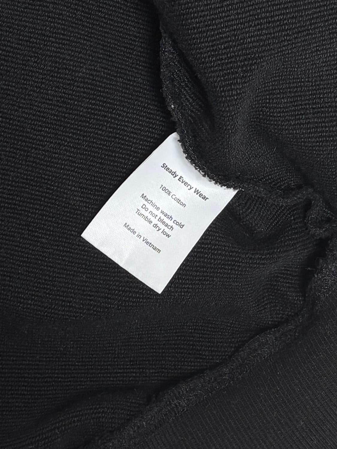 스테디에브리웨어 데일리 후드집업 3 블랙 상품이미지4