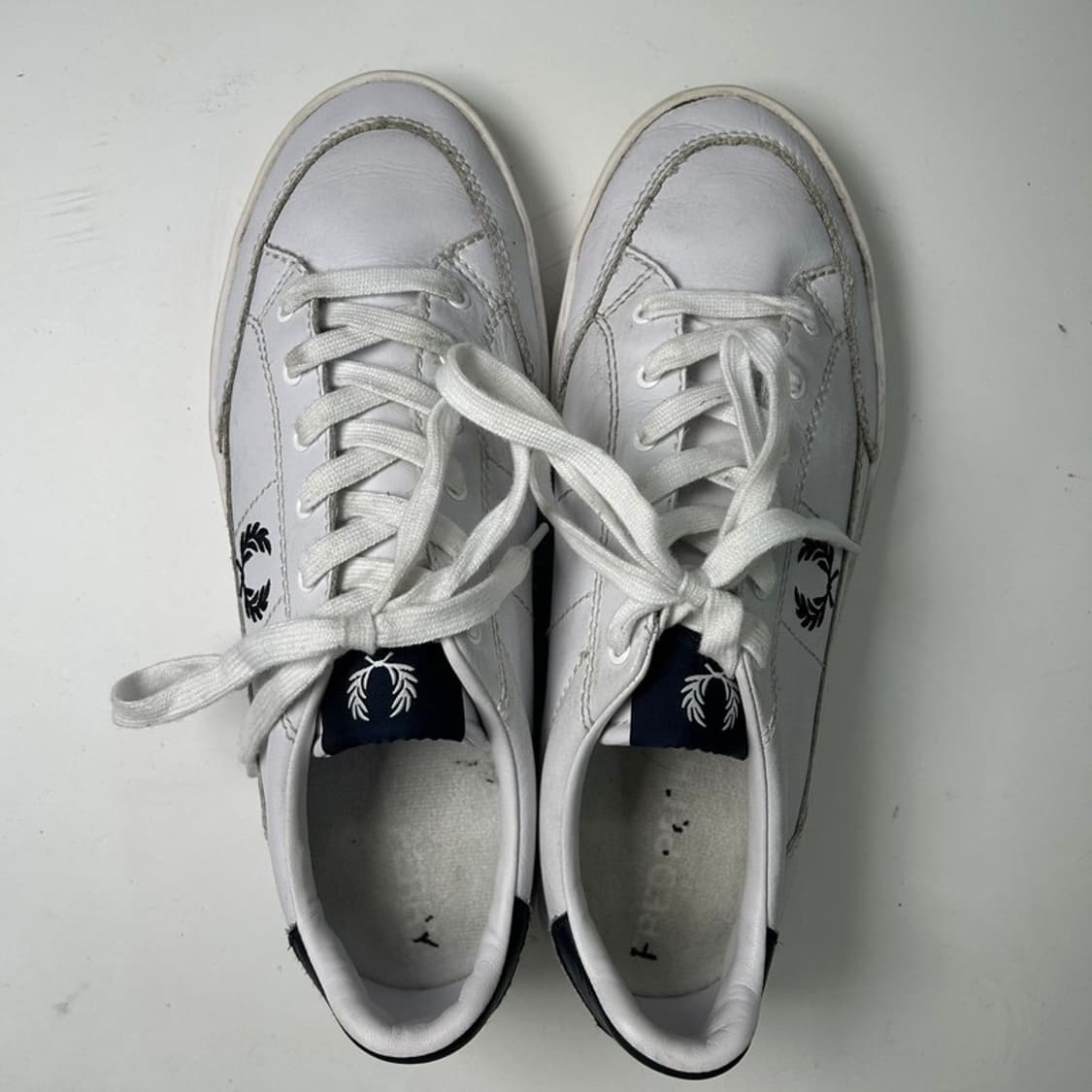 프레드페리 듀스 레더 스니커즈 UK 8 상품이미지5