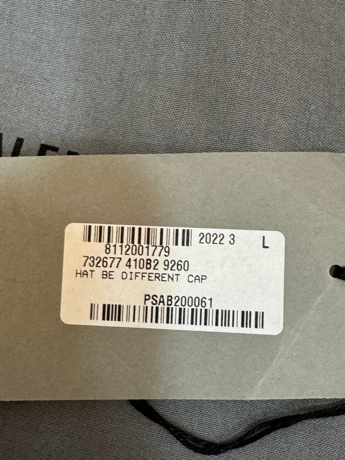 발렌시아가 컷아웃 볼캡  상품이미지4