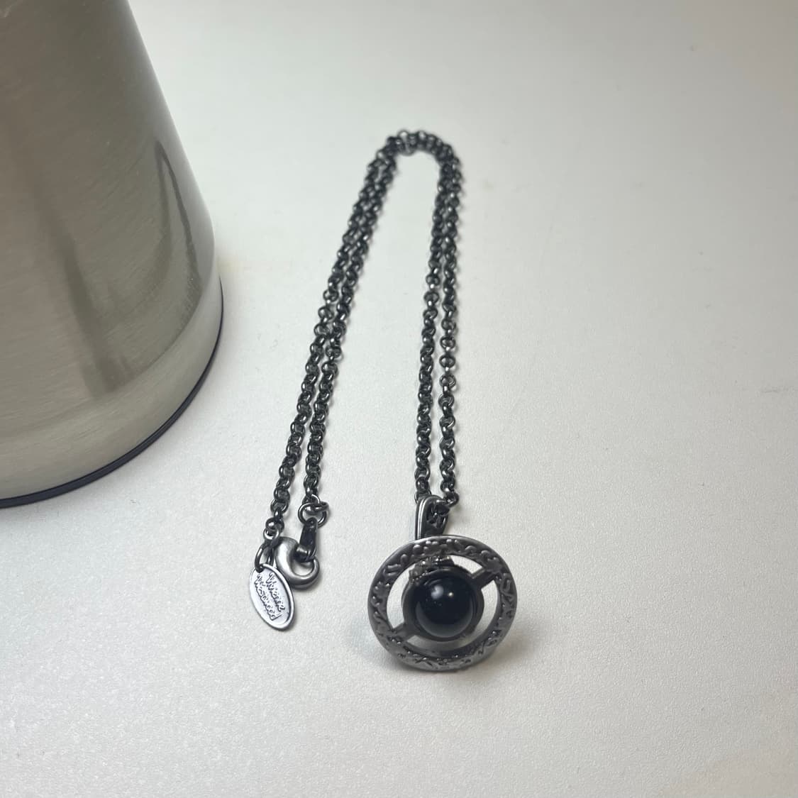 비비안웨스트우드 오리엔탈 orb 목걸이 블랙 상품이미지4