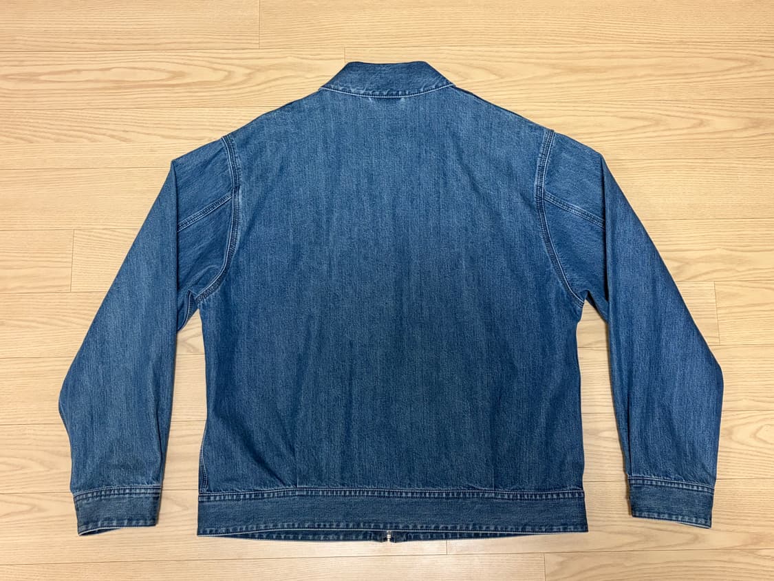 유니클로 데님 집업블루종 L 상품이미지3