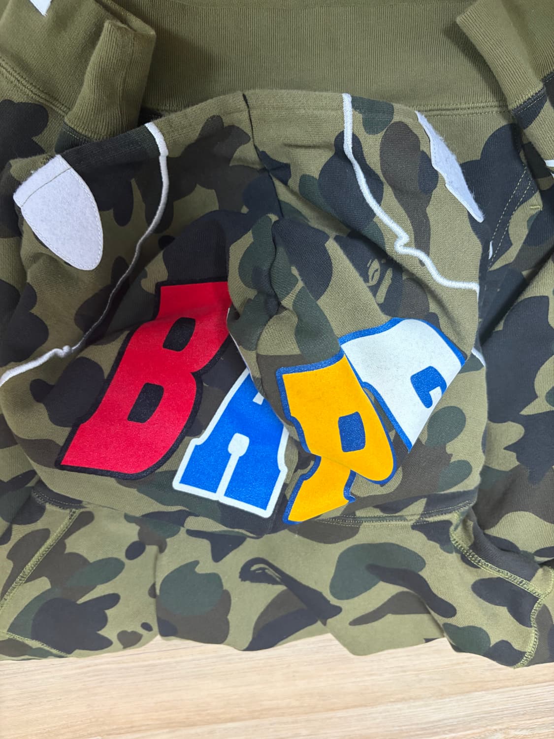 (급처) 베이프 후드티 판매합니다. 상품이미지2