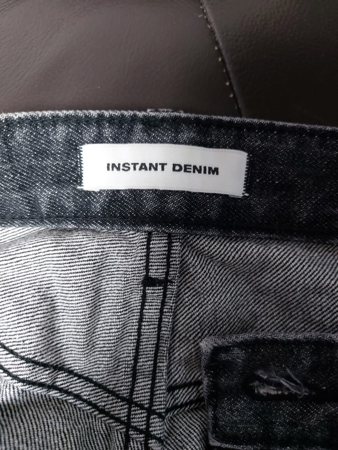 INSTANT DENIM 블랙 데님팬츠(30인치)

 상품이미지3