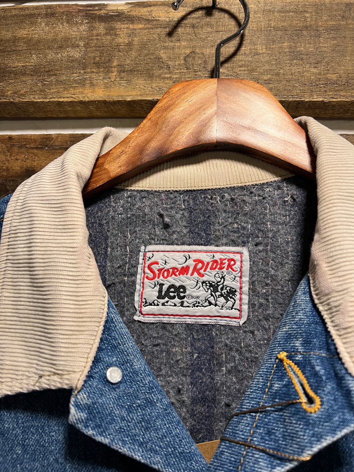 [XL]90's Lee USA 스톰라이더 블랭킷 데님 트러커 자켓 R10 상품이미지2