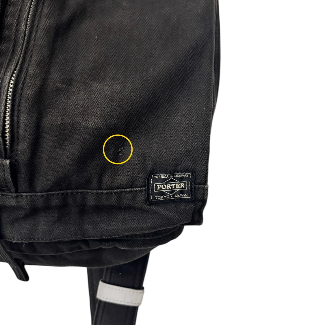포터 페이지 헤링본 럭색 백팩 블랙 상품이미지5