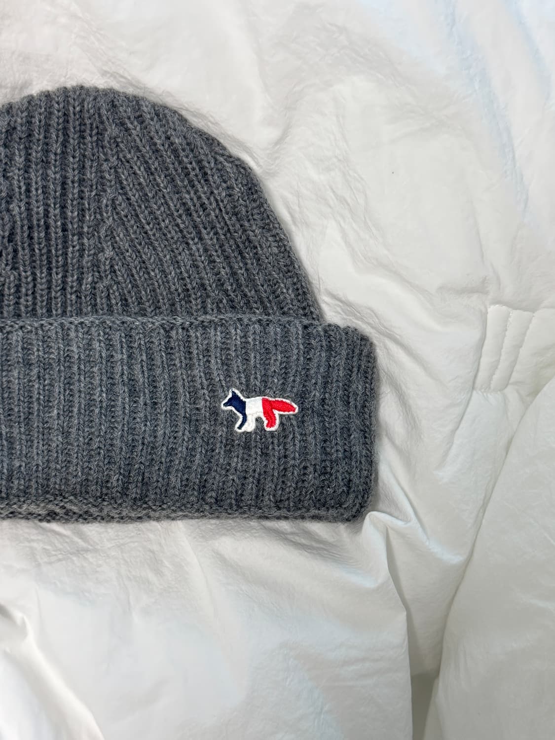 메종키츠네 비니 그레이 상품이미지2