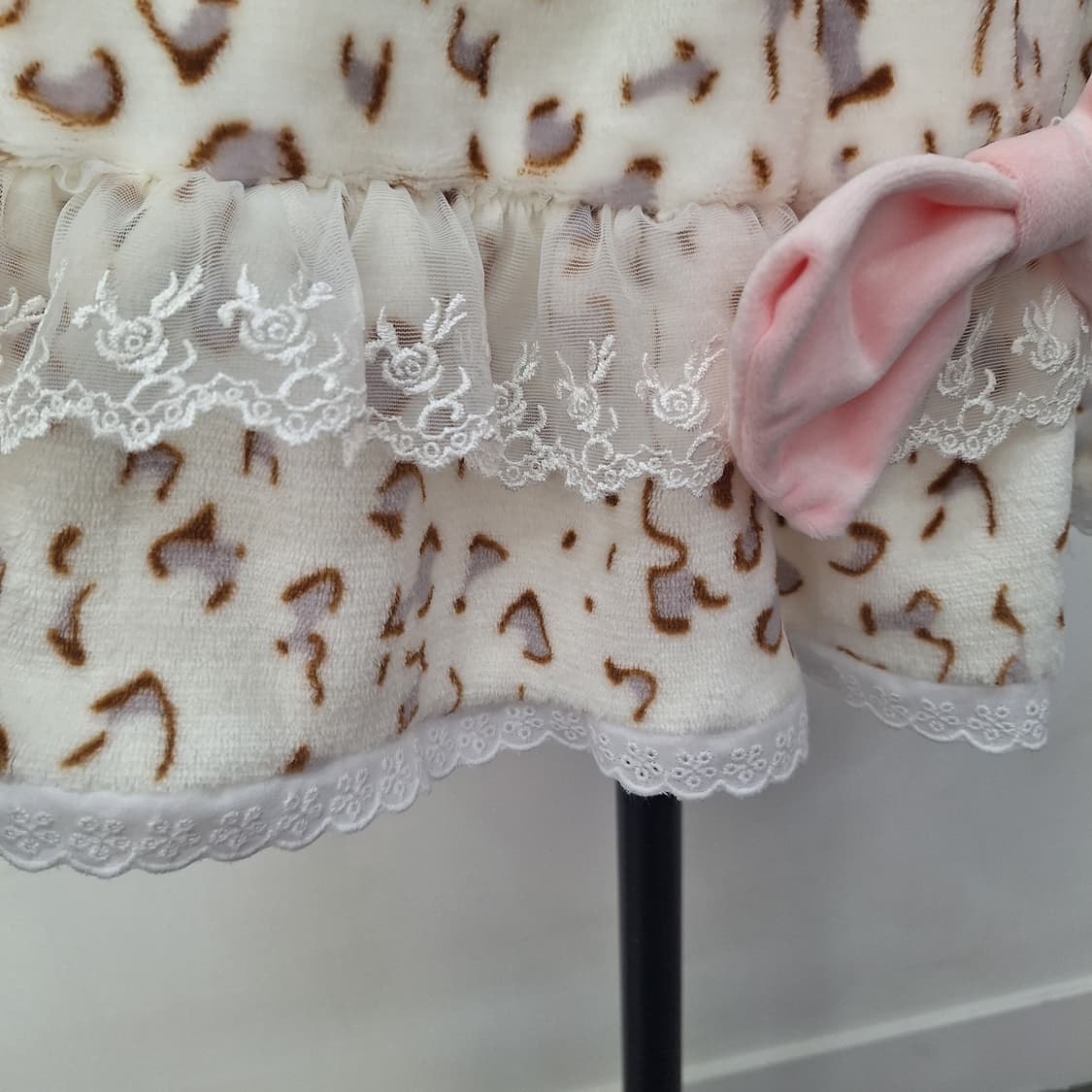 걸스 레오 리본 스커트 갸루 히메갸루 라떼갸루 오네갸루 y2k 상품이미지5