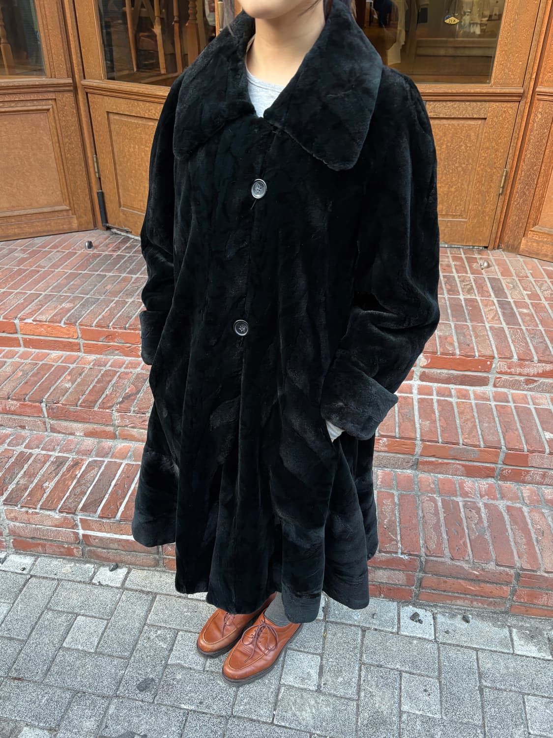 EMBA 쉬어드 밍크 코트 (일본 백화점 전문 모피 브랜드) 상품이미지1