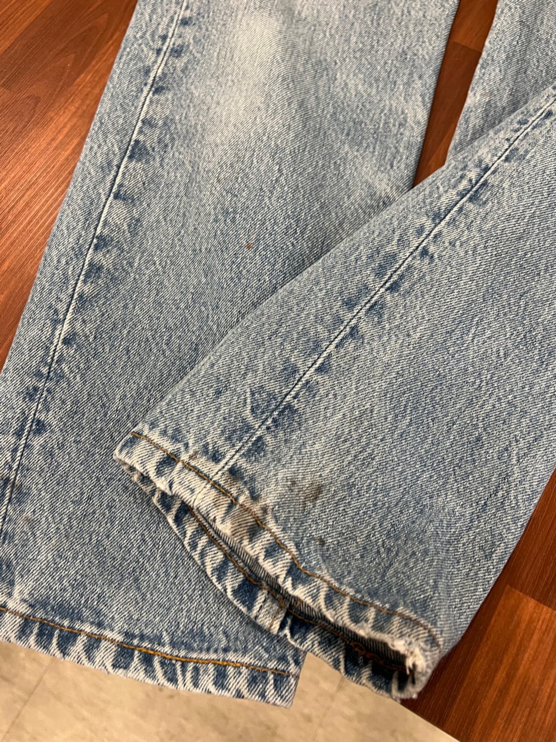 90s Levis 리바이스 501 데님 팬츠 (26inch) (USA) 상품이미지9