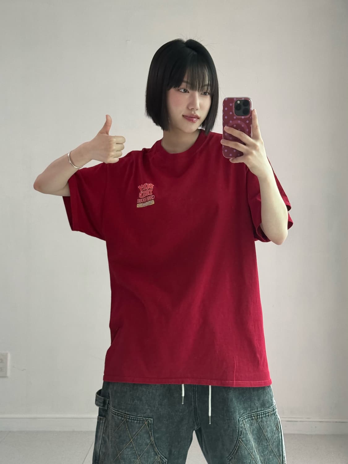 길단 크랩 하우스 프린팅 티셔츠 상품이미지1