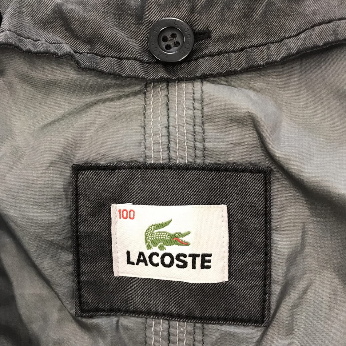 라코스테 가먼트다잉 라이더집업자켓 [100] 상품이미지5