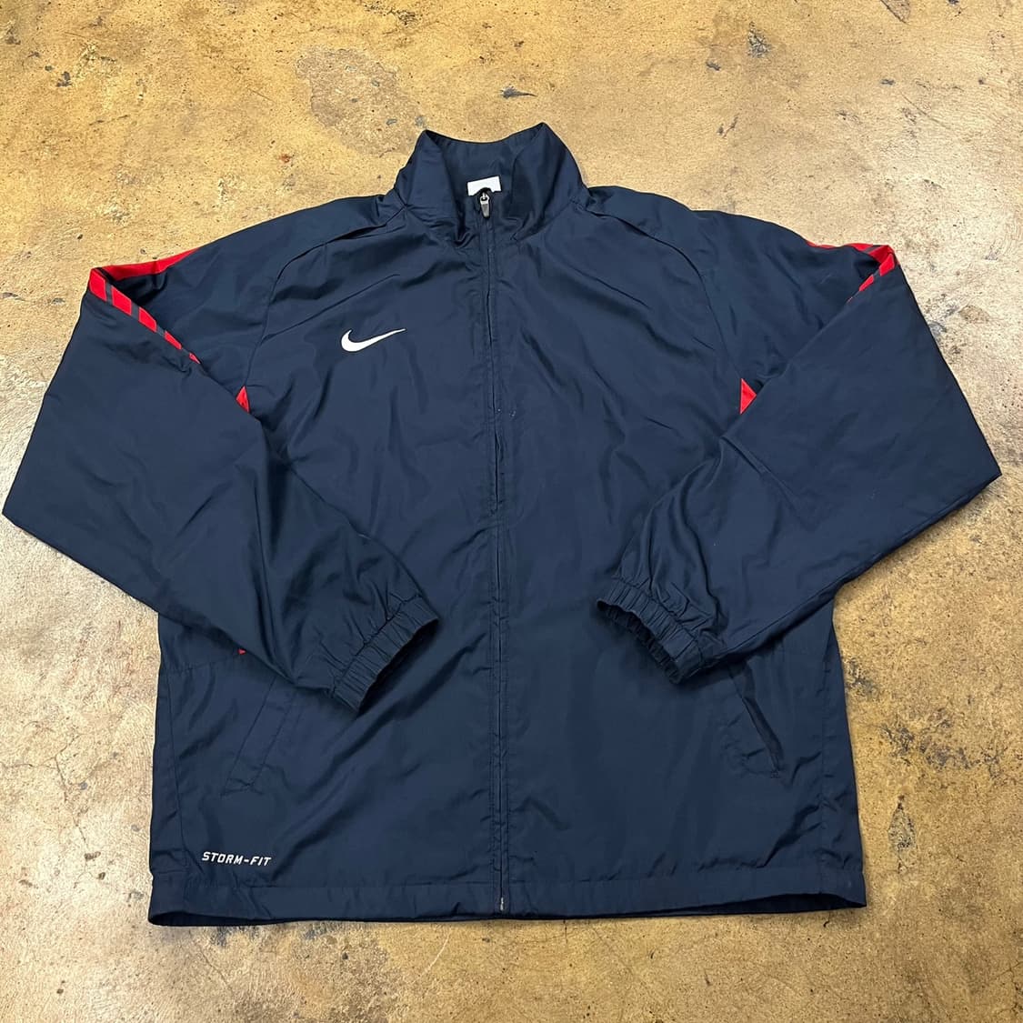 [정품/XL] 나이키 바람막이 네이비 레드 트랙 자켓 b15 상품이미지2