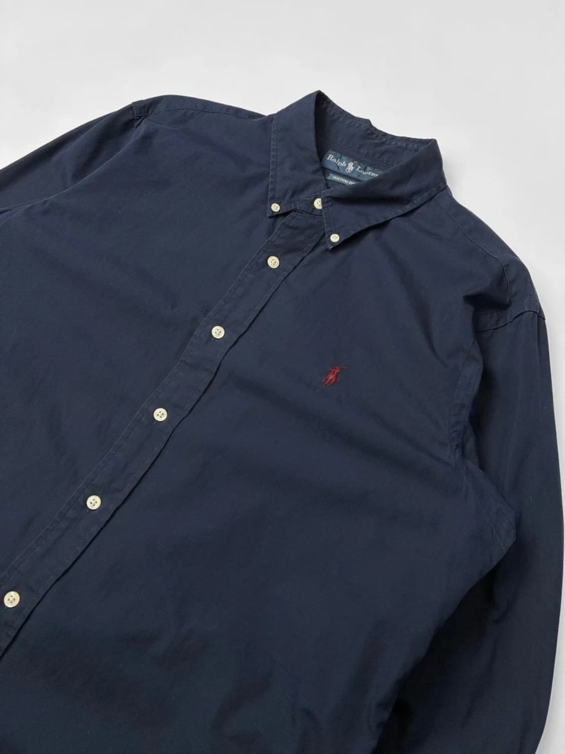 폴로 랄프로렌 00s 옥스퍼드 솔리드 자수로고 셔츠 PN5417 상품이미지2