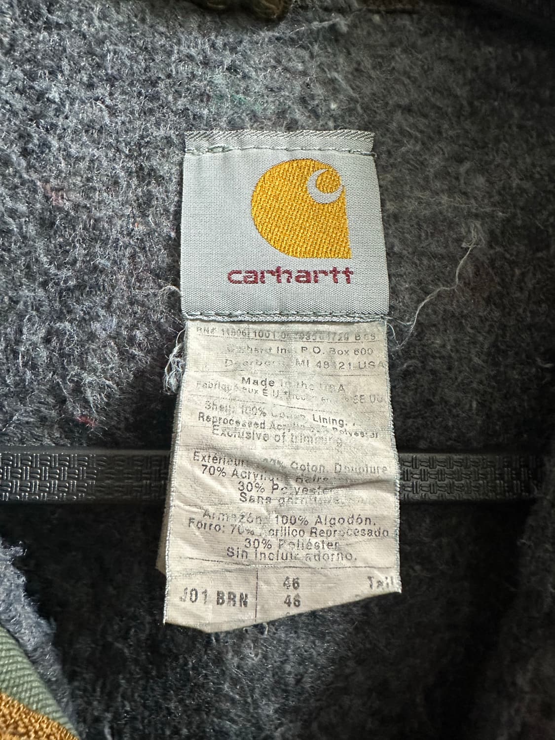 칼하트 디트로이트 자켓 XL 상품이미지8