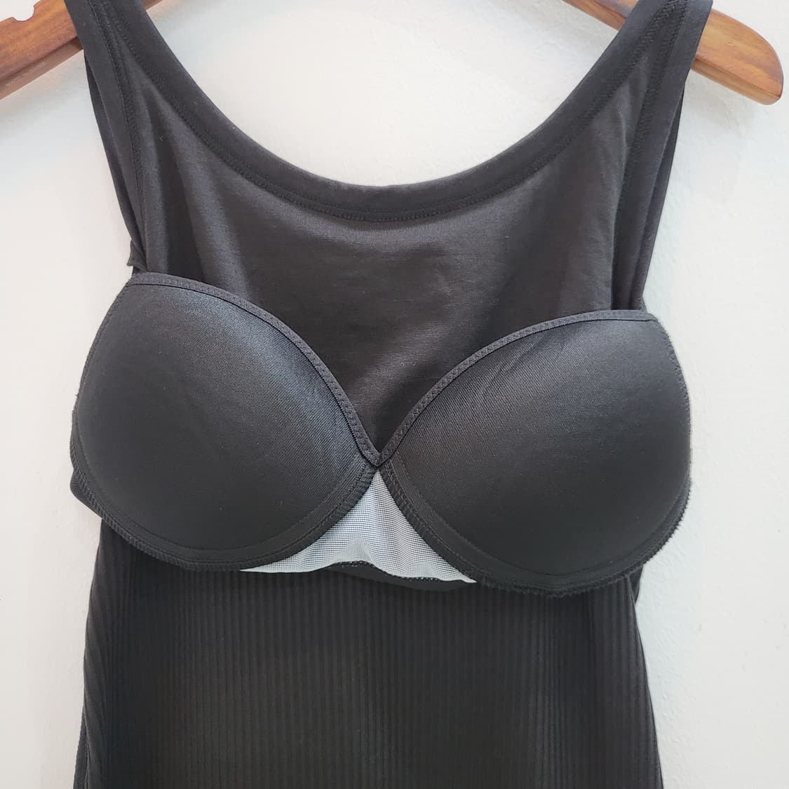 [M]GU 차콜그레이 골지 브라캡 나시 상품이미지9