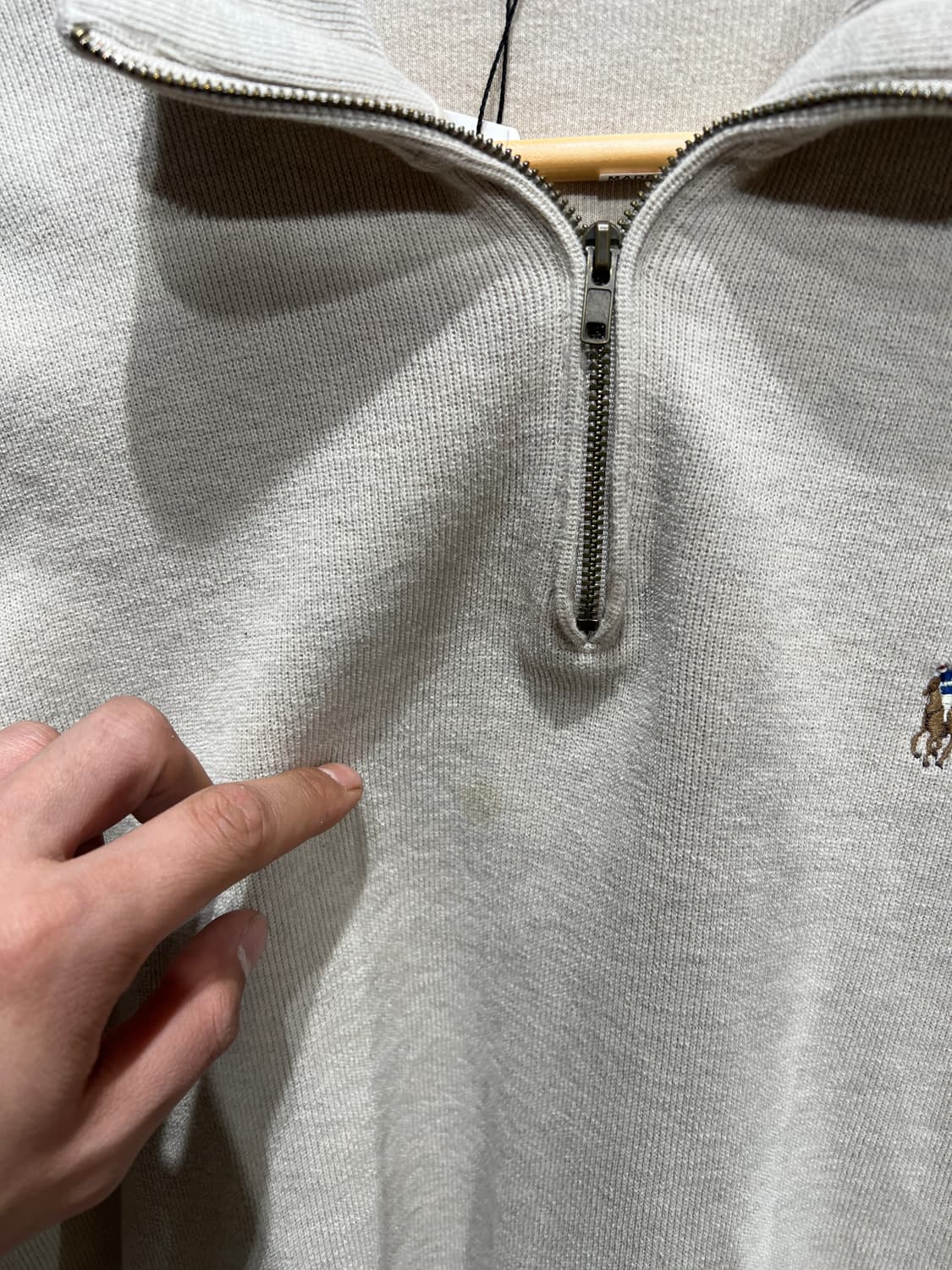 폴로 랄프로렌 반집업 니트 상품이미지5