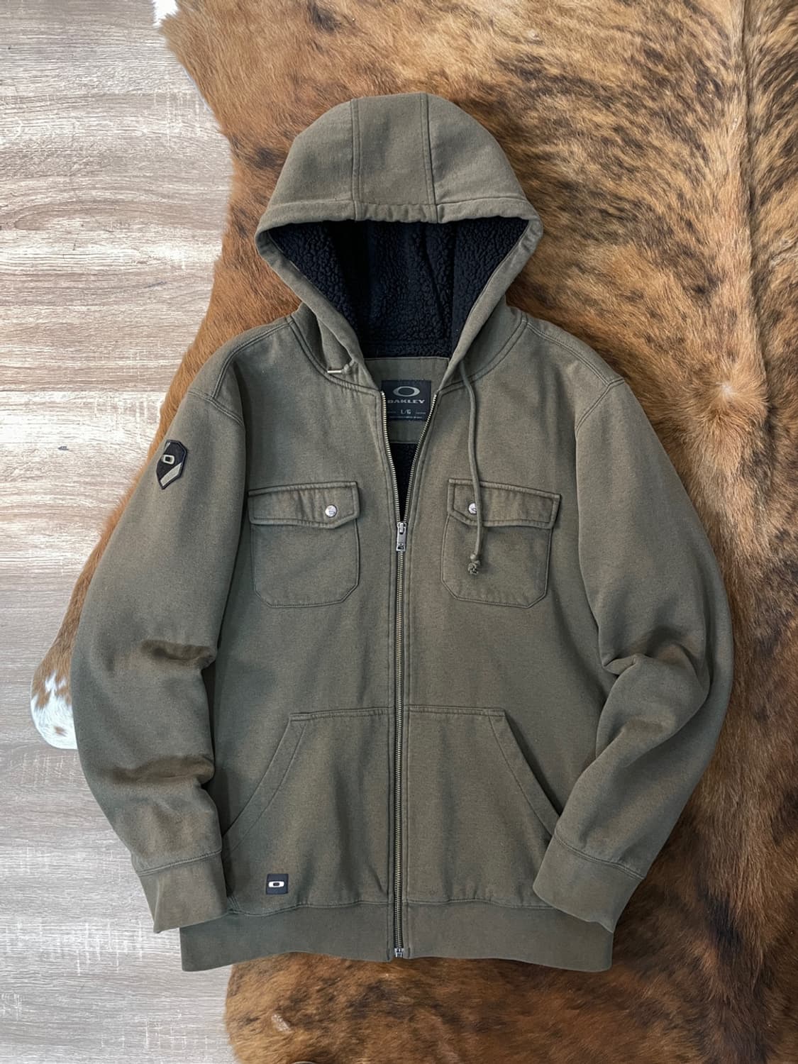 [L] Oakley Sherpa Lining WorkHood Zip Up 상품이미지1