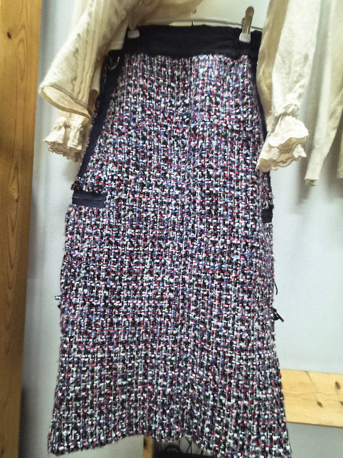 사카이 트위드 스커트 상품이미지5