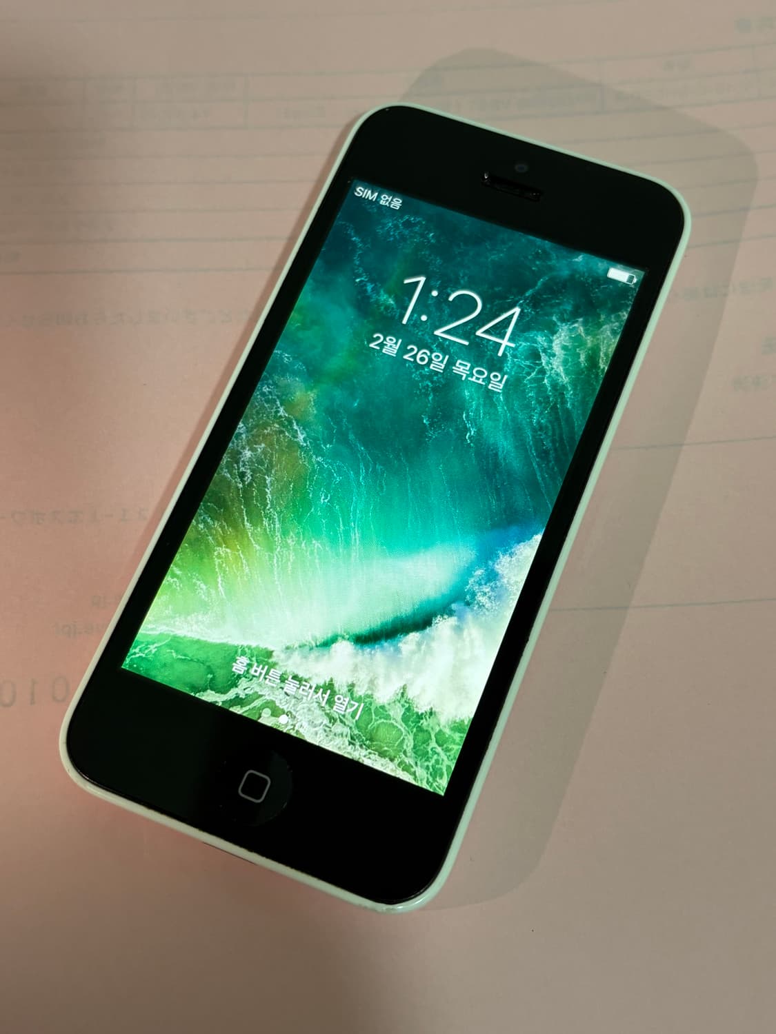 아이폰 5c 화이트 16기가 #1645  + 보호필름&투명케이스 상품이미지1