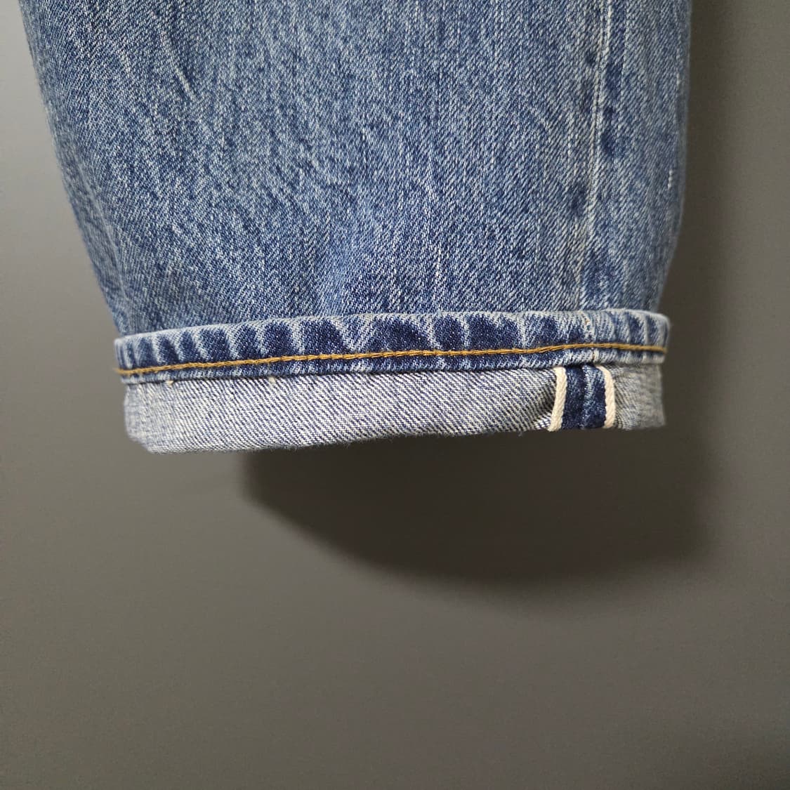 [1] 아워셀브스 와이드 테이퍼드 데님 워시드블루 / 아워셀브즈 중청 상품이미지8