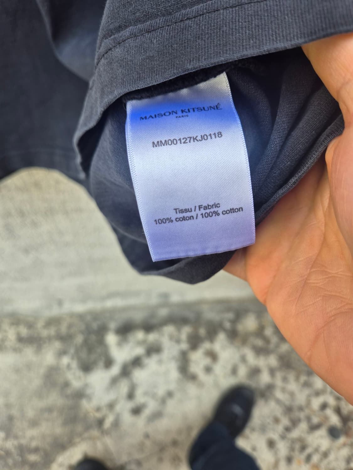 #매종키츠네 볼드 폭스헤드 패치 오버핏 #반팔티셔츠 상품이미지4