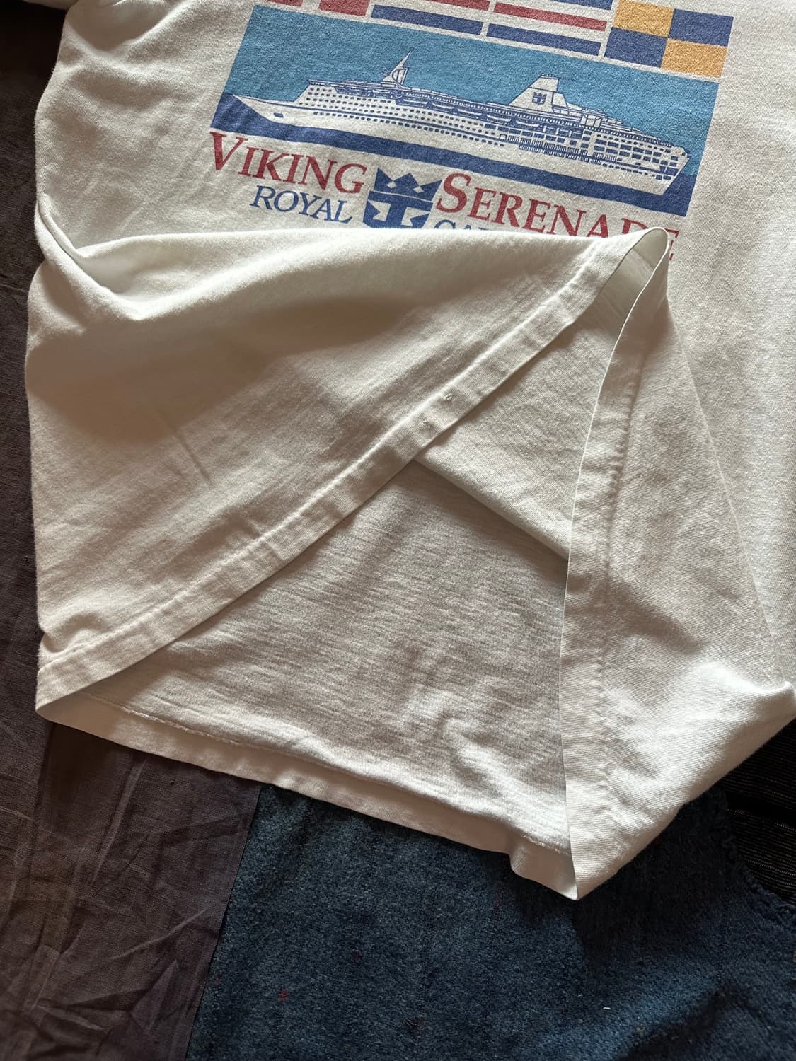 90s USA Hanes Vintage Ringer T Shirt 상품이미지3