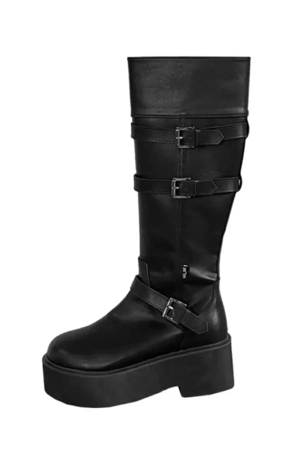 애즈온 마야 롱 부츠 블랙 상품이미지1