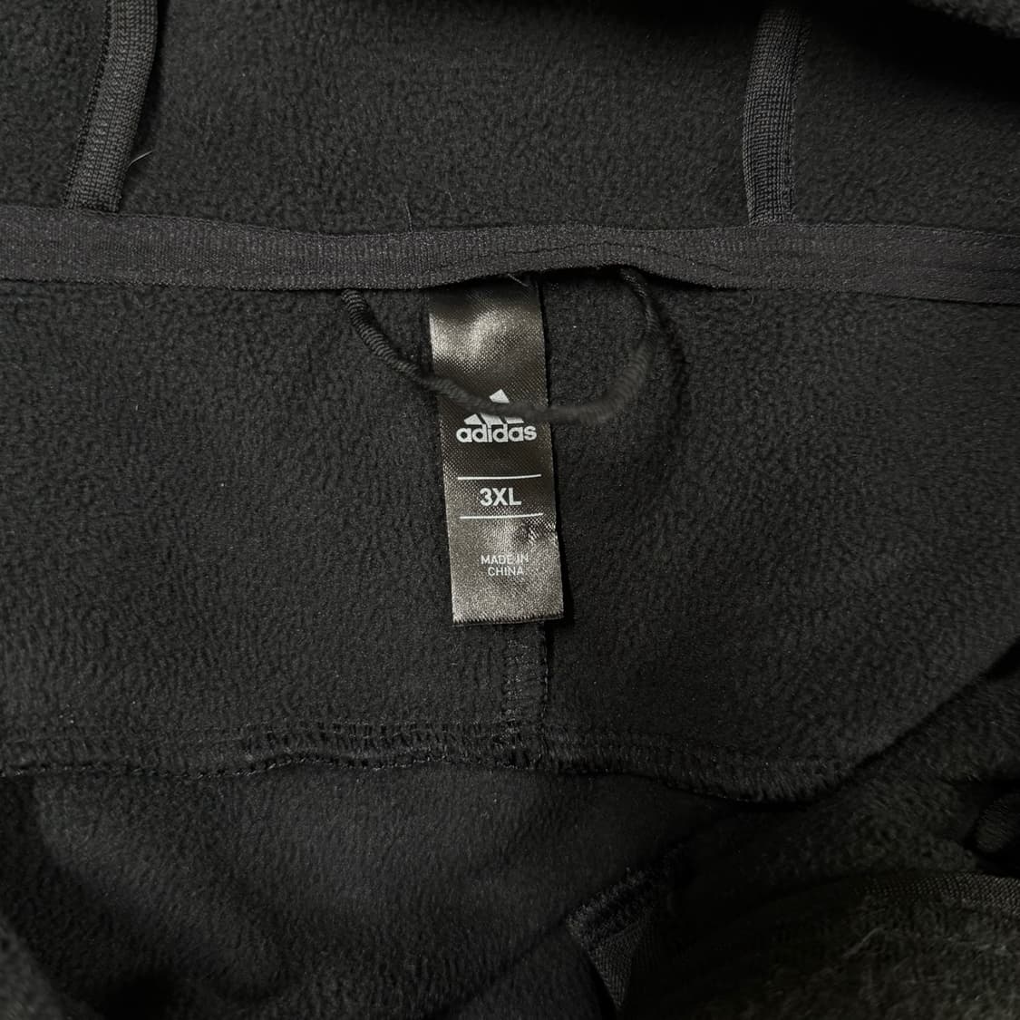 [3XL/슬림] 아디다스 테렉스 후리스 블랙 기모 후드집업 상품이미지6