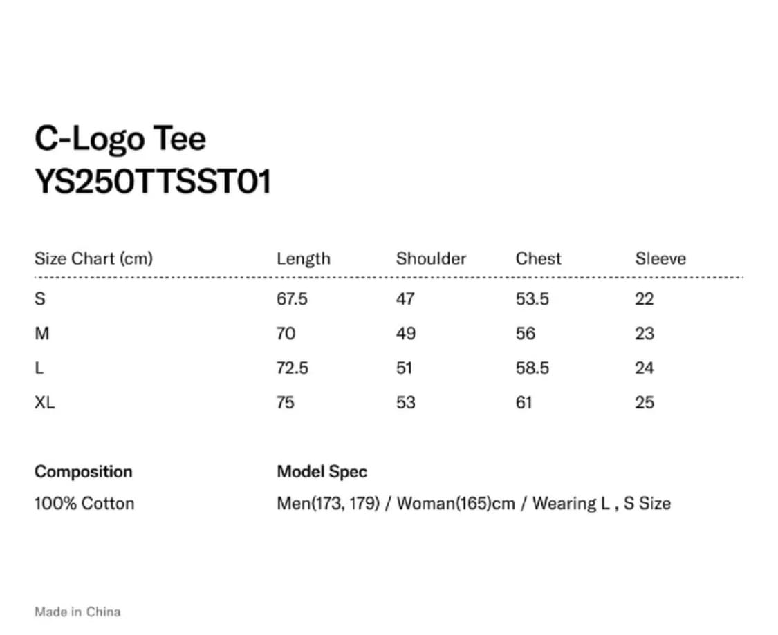 C-Logo Tee 상품이미지6