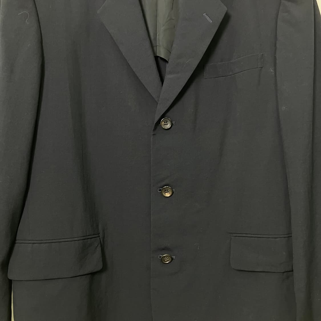 꼼데가르송 네이비 싱글 블레이저 M 상품이미지5