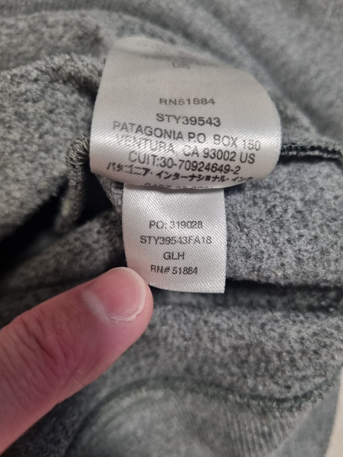 파타고니아 긴팔 티셔츠 상품이미지10