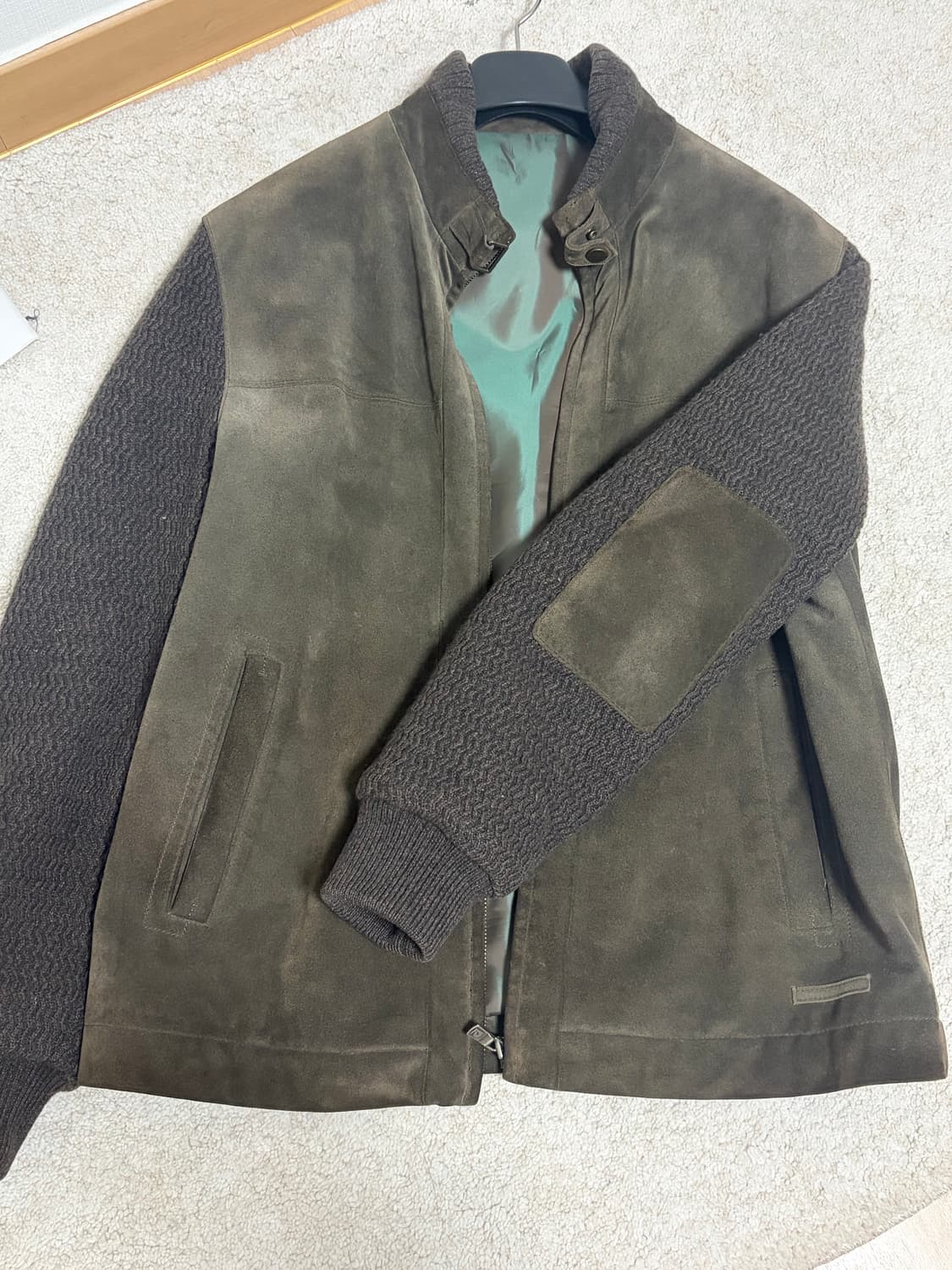 피에르가르뎅 스웨이드 봄버 자켓 m size 상품이미지3