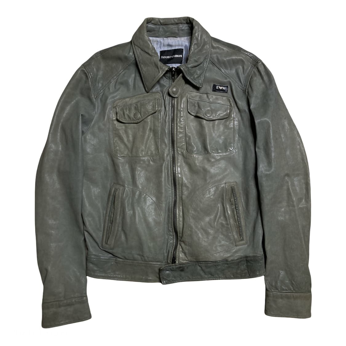 엠포리오 알마니 08ss 베라펠레 가죽 자켓 상품이미지1