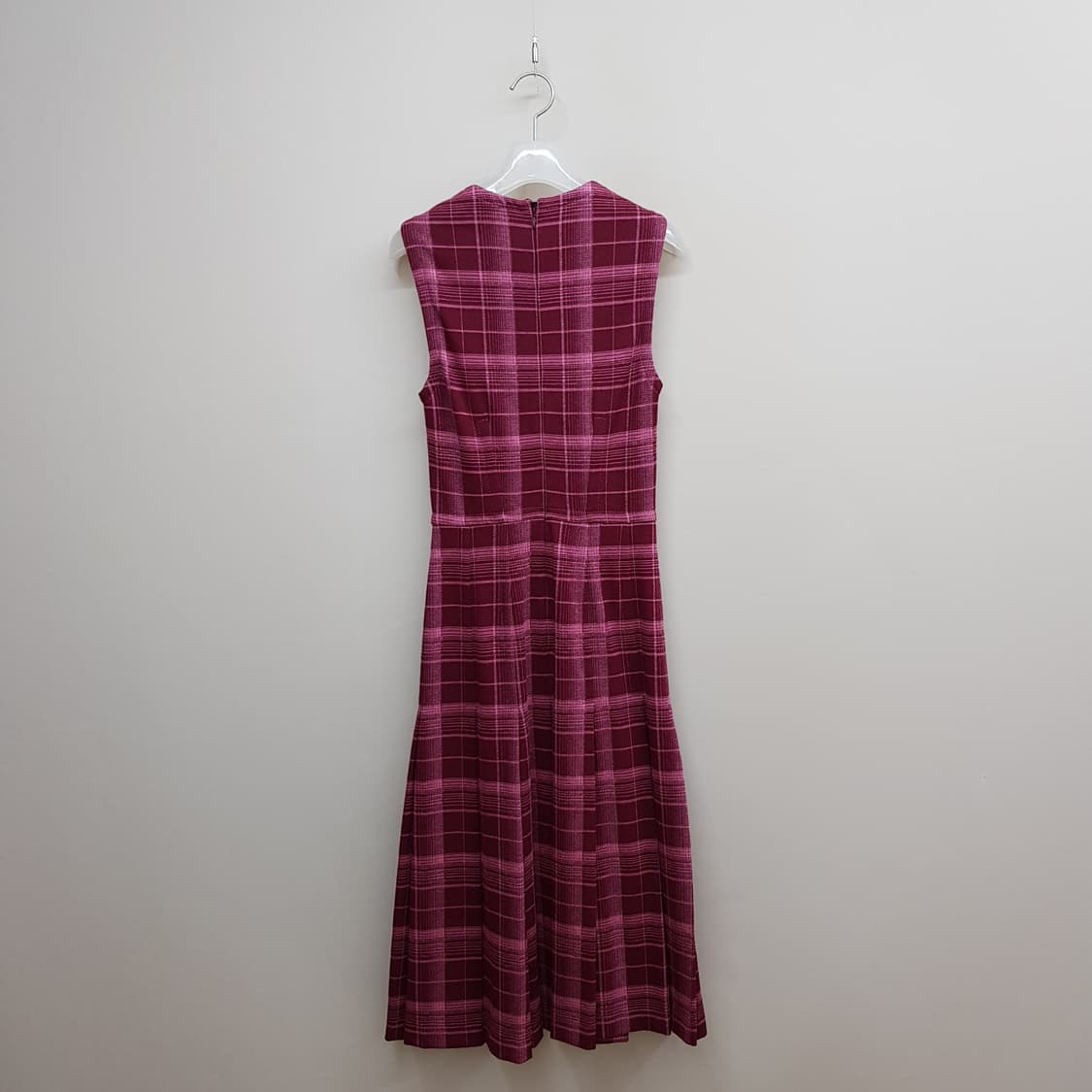 마르니 MARNI  체크 슬리브리스 플레어 원피스 38사이즈 상품이미지5