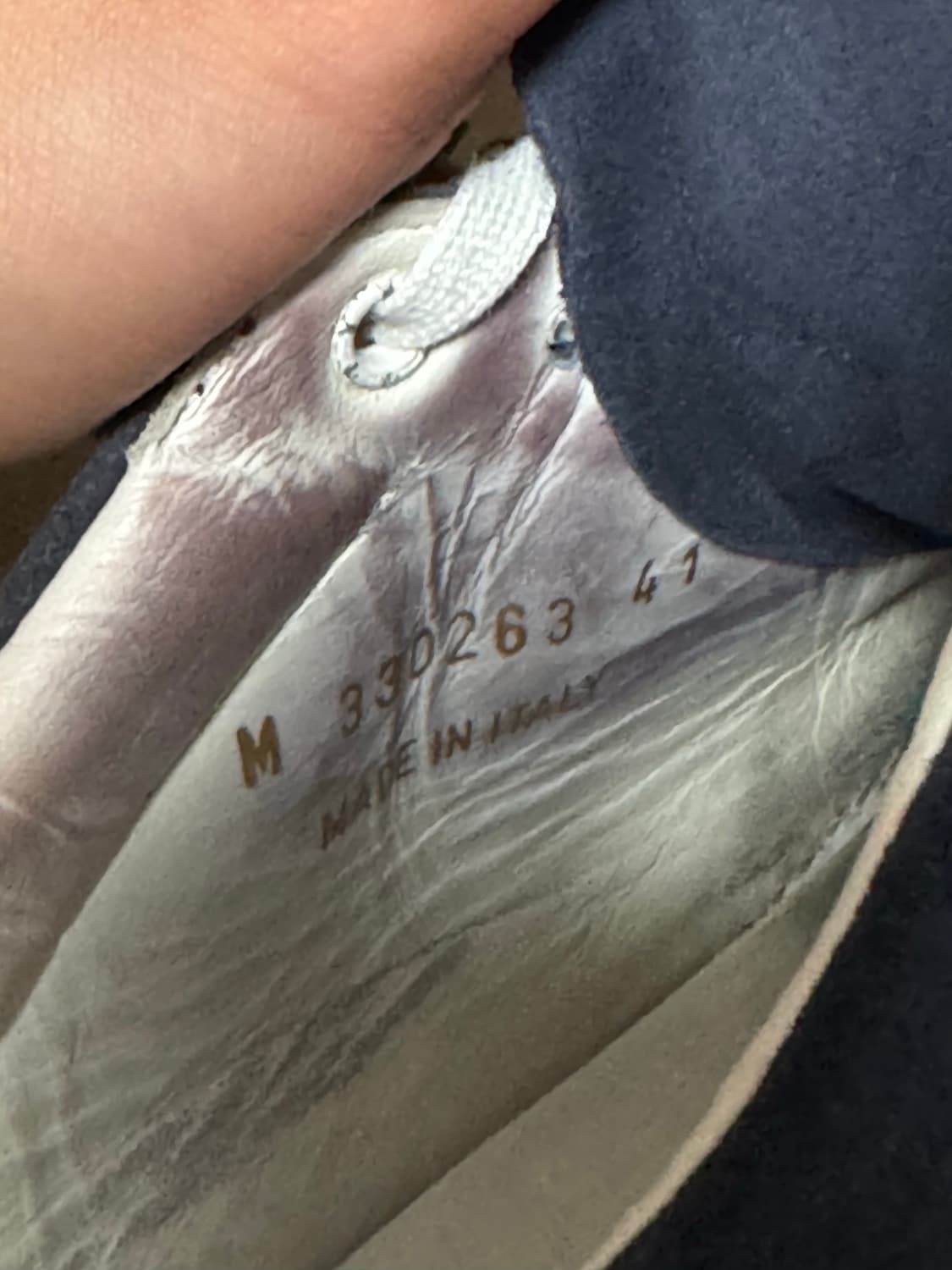 Saint Laurent 다크 블루 스웨이드 스니커즈 260 41 상품이미지6