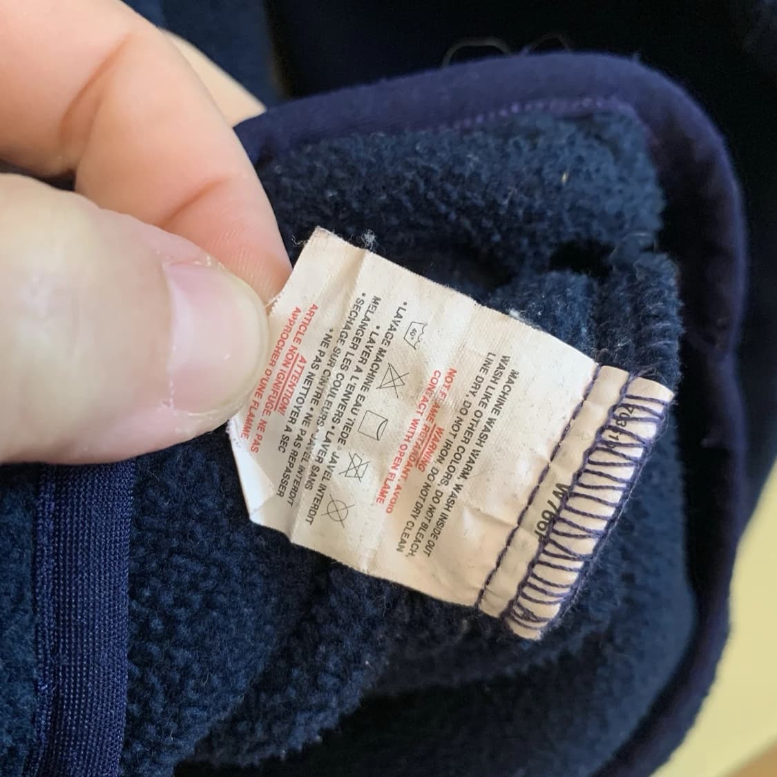 90s 파타고니아 신칠라 스냅-T 네이비/블루 USA 상품이미지6