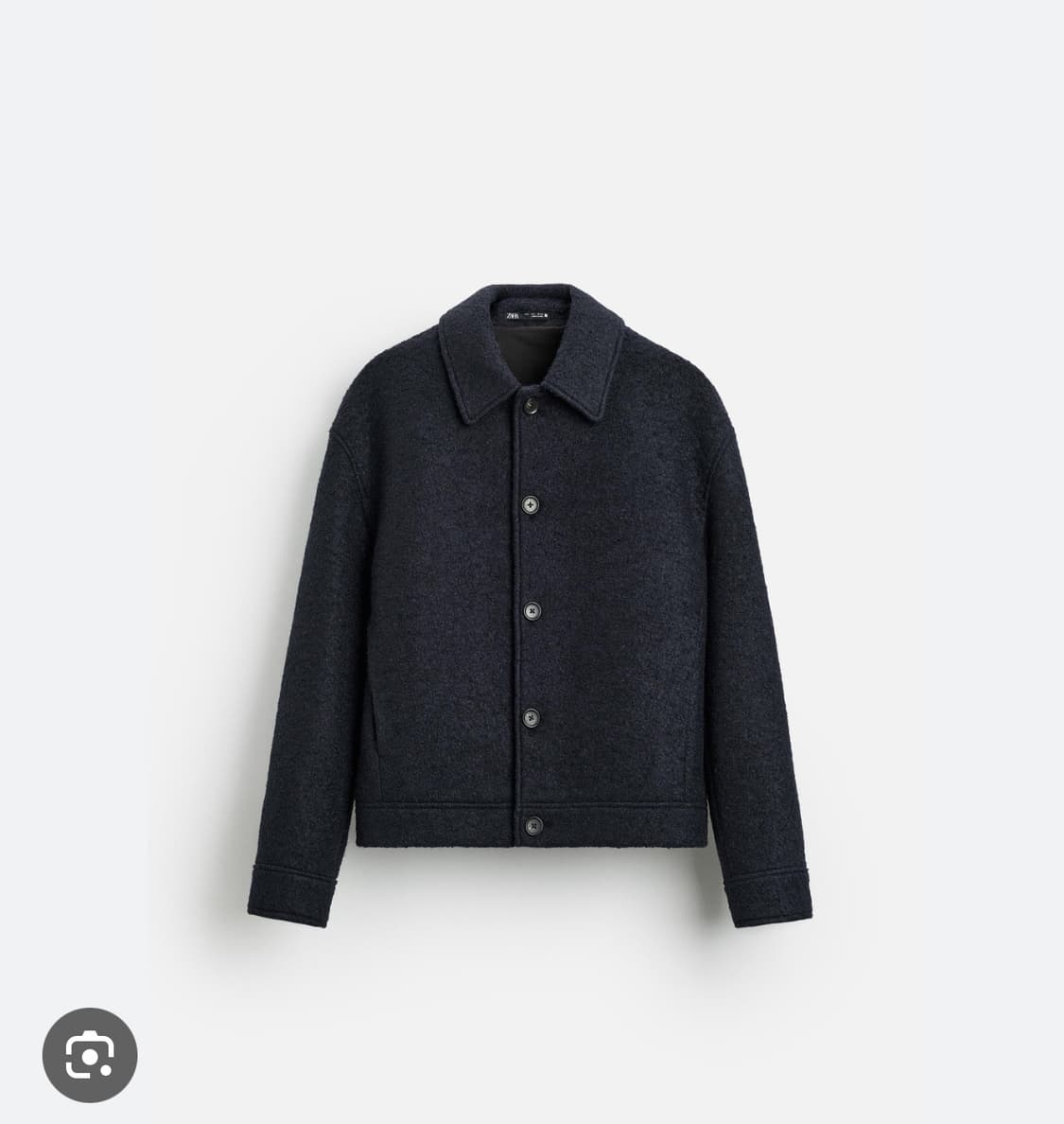 M사이즈 자라 부클 자켓 네이비&라이트카키 상품이미지1