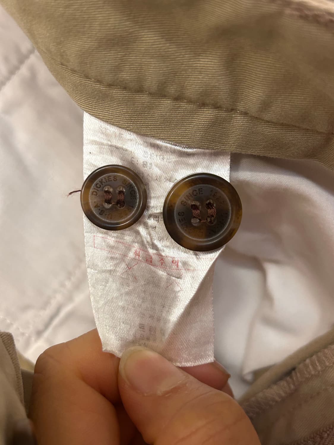 디키즈 베이지 면바지 32 상품이미지3