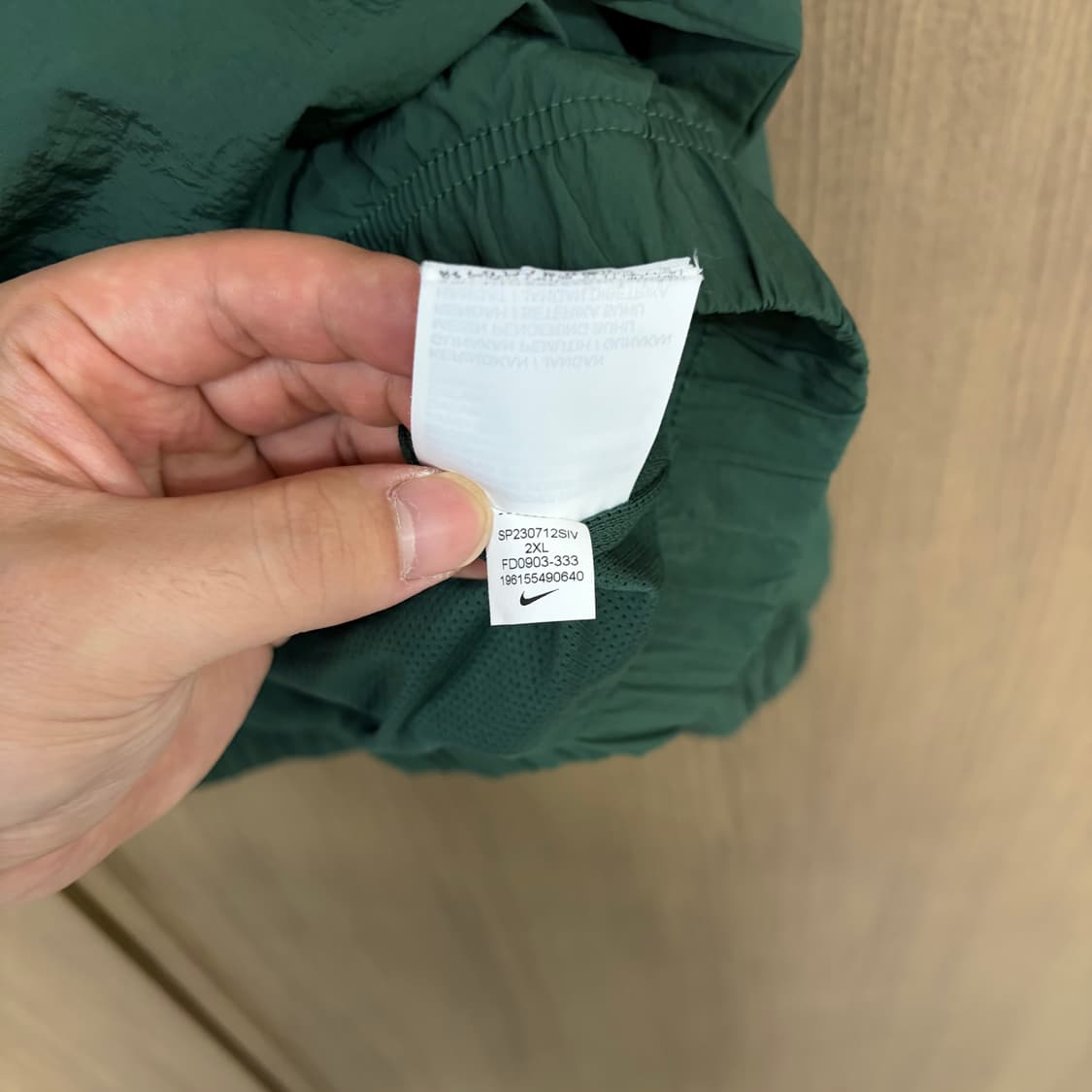나이키 아노락 반집업 빅로고 바람막이 (110/XXL/2XL) 상품이미지6