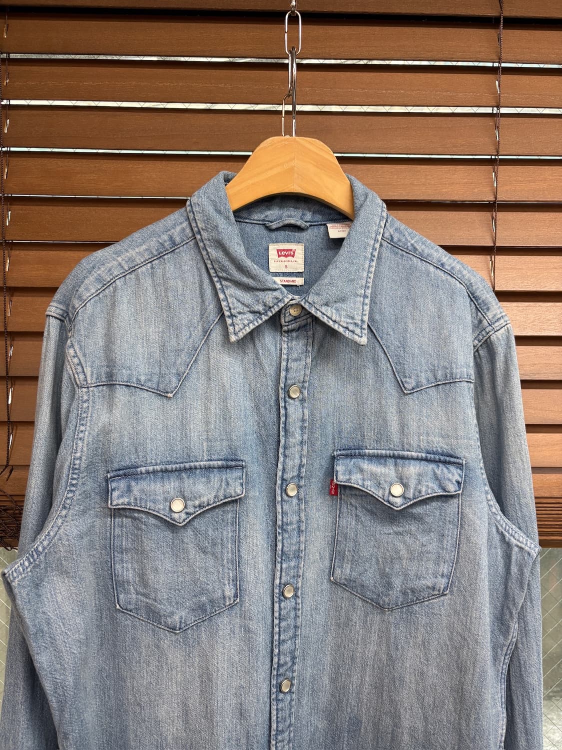 Levis 리바이스 빈티지 웨스턴 데님 중청 셔츠 상품이미지2