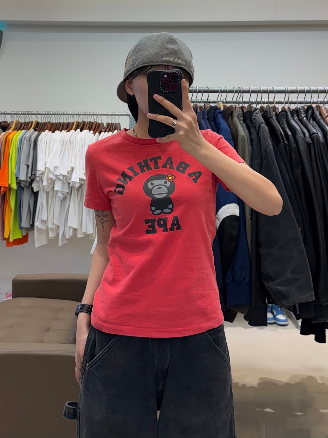 베이프 베이비 마일로 티셔츠 상품이미지5