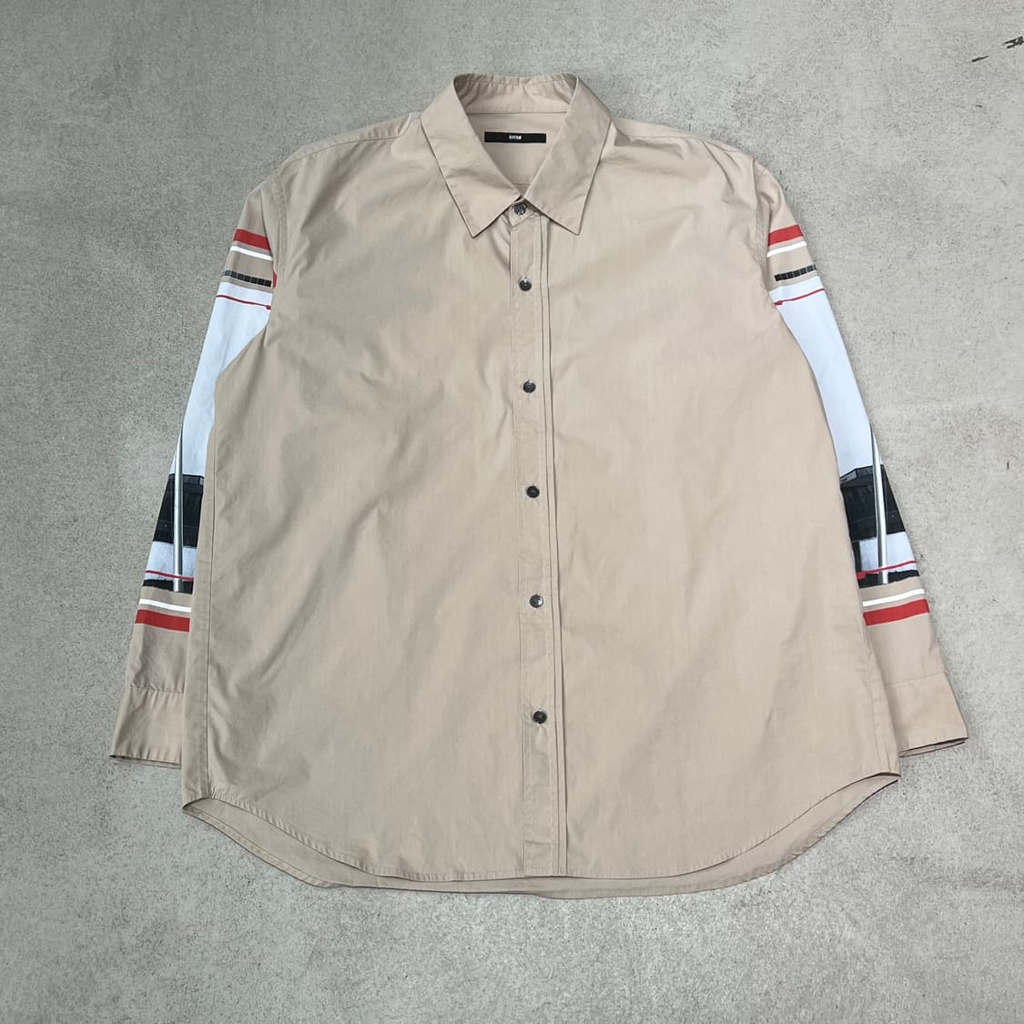 시스템 소매 프린팅 워크셔츠 s10461 상품이미지1