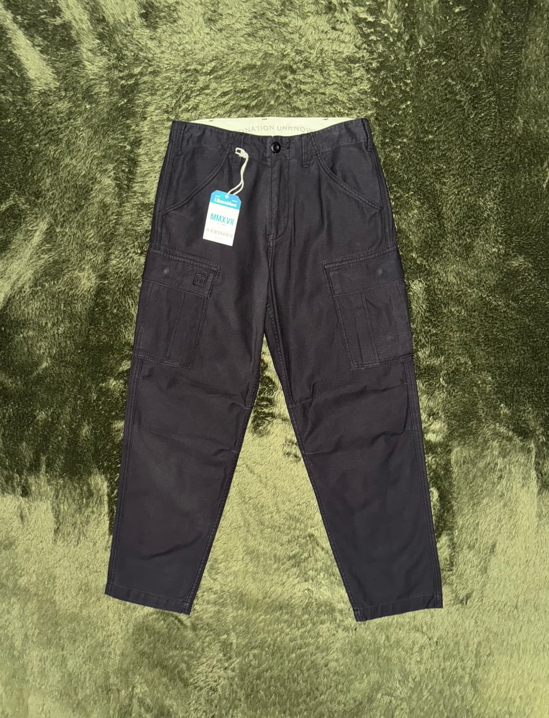 [S] Liberaiders 리버레이더스 6 포켓 아미 코튼 팬츠 블랙 상품이미지1
