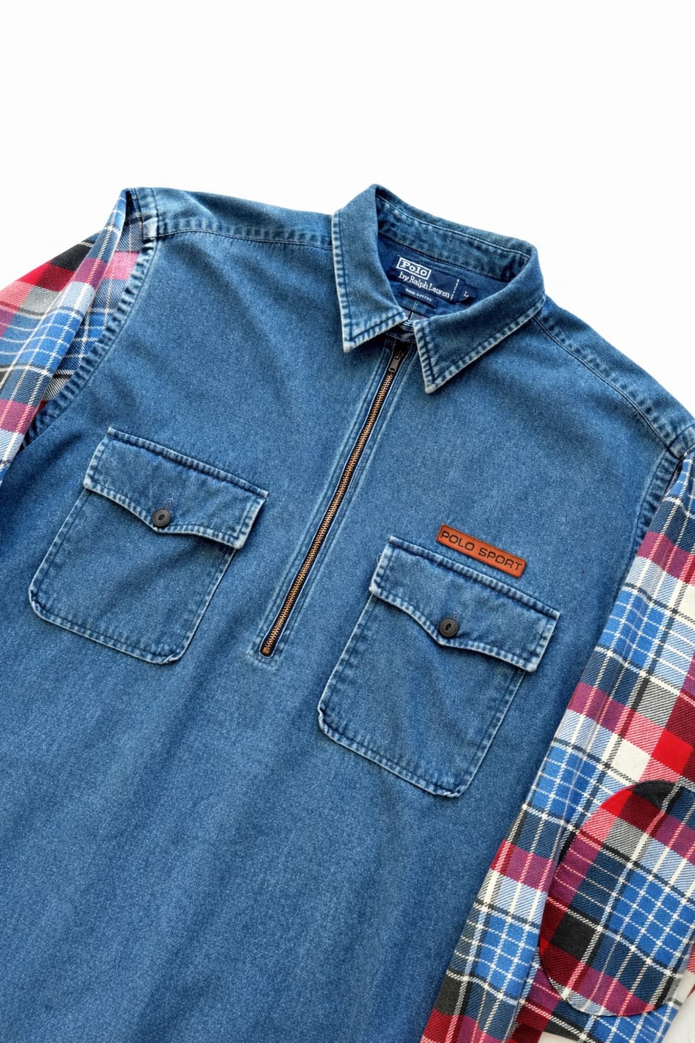 90s 폴로 랄프로렌 데님 셔츠 L 상품이미지2